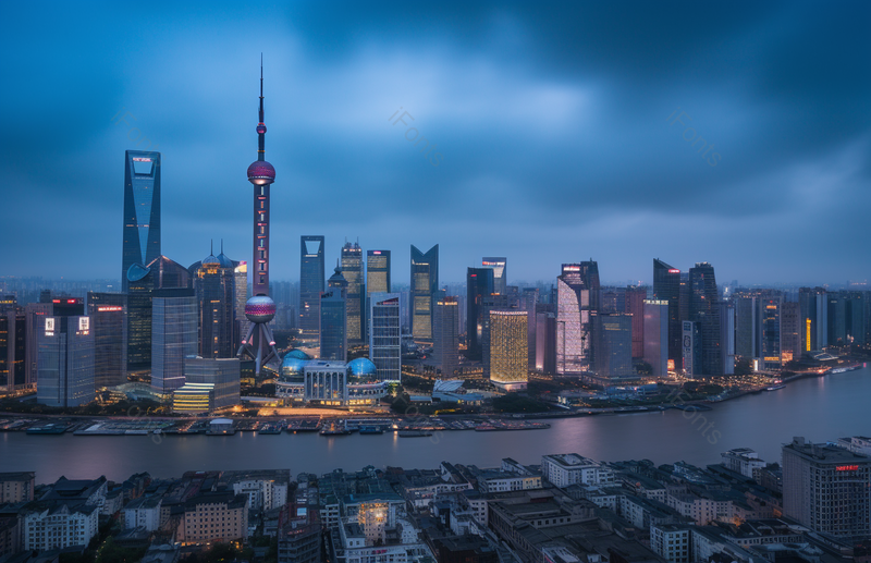 上海城市建筑东方明珠风光夜景,高清,摄影图,摄影图片,图片大全,摄影图免费下载